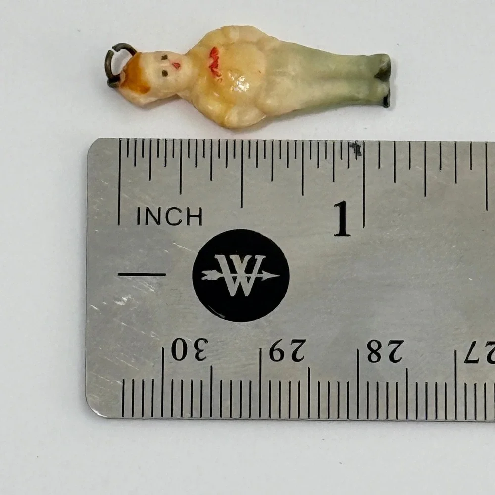 Unbranded Miniature Boy Charm Vintage Tiny Figurine OS Multi Celluloid